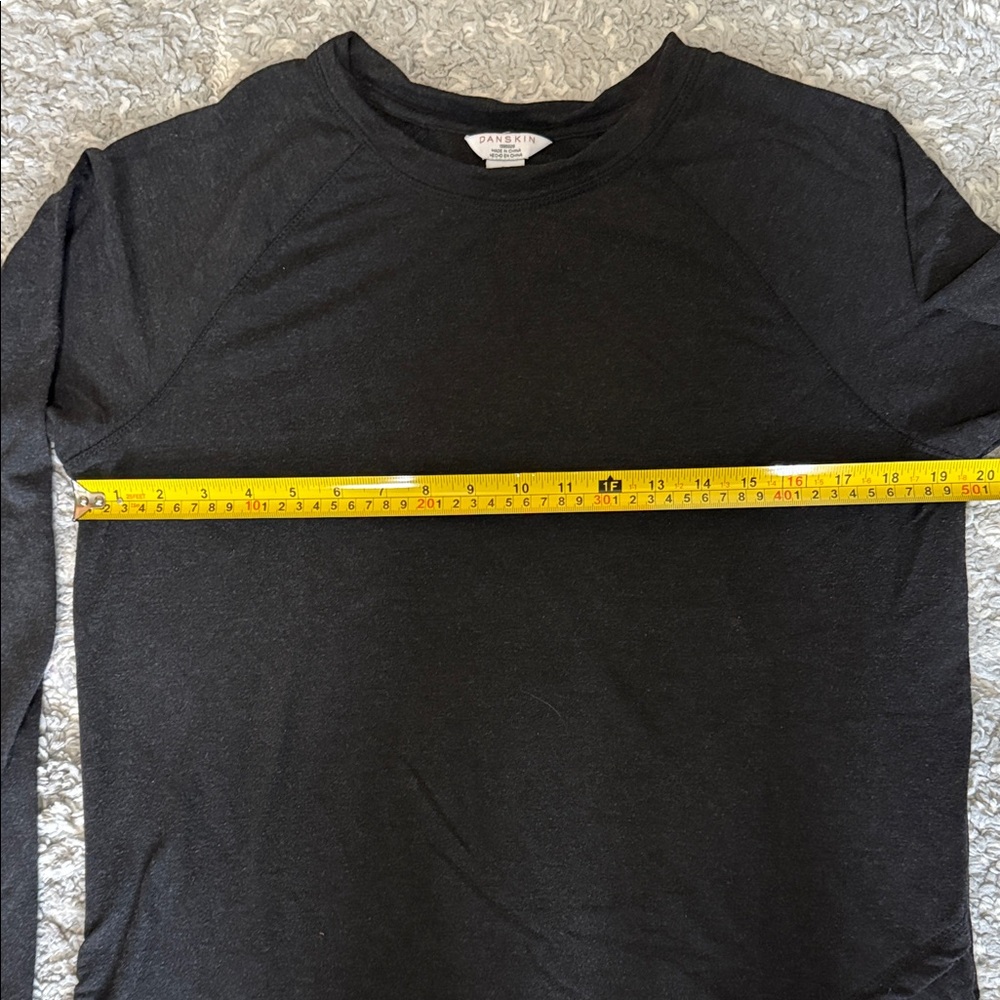 Danskin Charcoal Long Sleeve Top - Picture 8 of 8